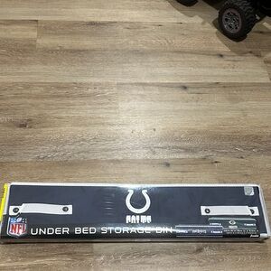 NFL Under Bed Storage Bin - Indianapolis colts - 26x18x6.5 in